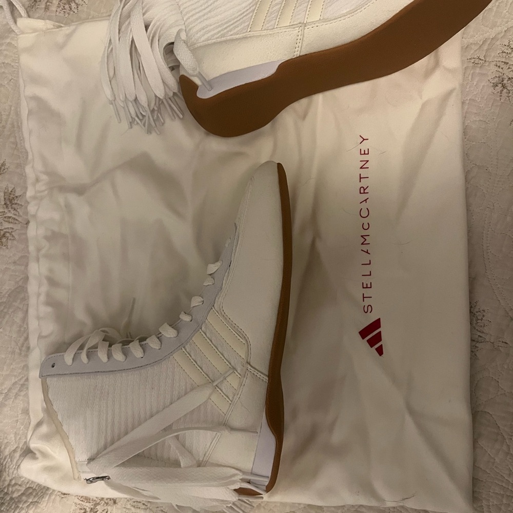 Stella McCartney White High-Top Sneakers